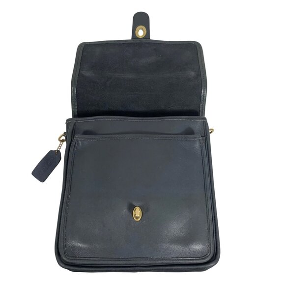 Authentic VTG Coach Station Bag + Tag 5130 RARE Navy Blue - 1997 USA *NO STRAP - Picture 3 of 12